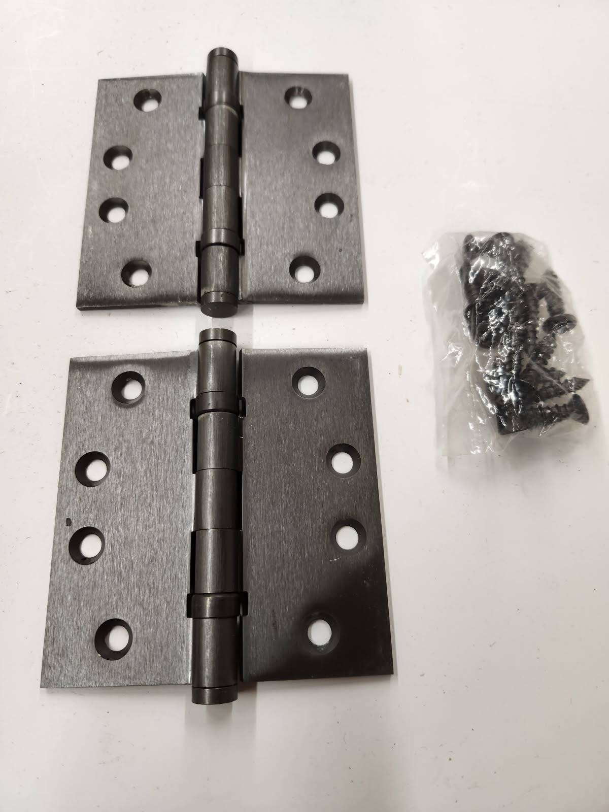 Heavy Duty Ball Bearing Hinges- 4" x 4" Square Corner in Pewter - Hartford Building Products