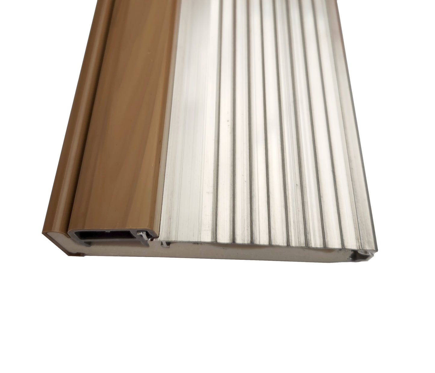 Inswing Threshold 4 9/16" with Composite Cap and Composite Base - Mill- Silver Color - Hartford Building Products