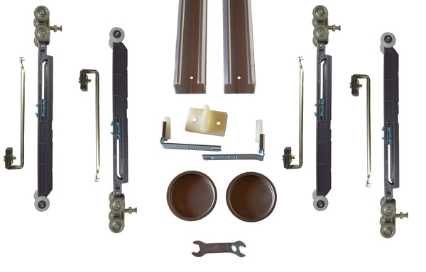 Series 1 HD Bypass Hardware Kit with  Soft Close  & Soft Open - Hartford Building Products