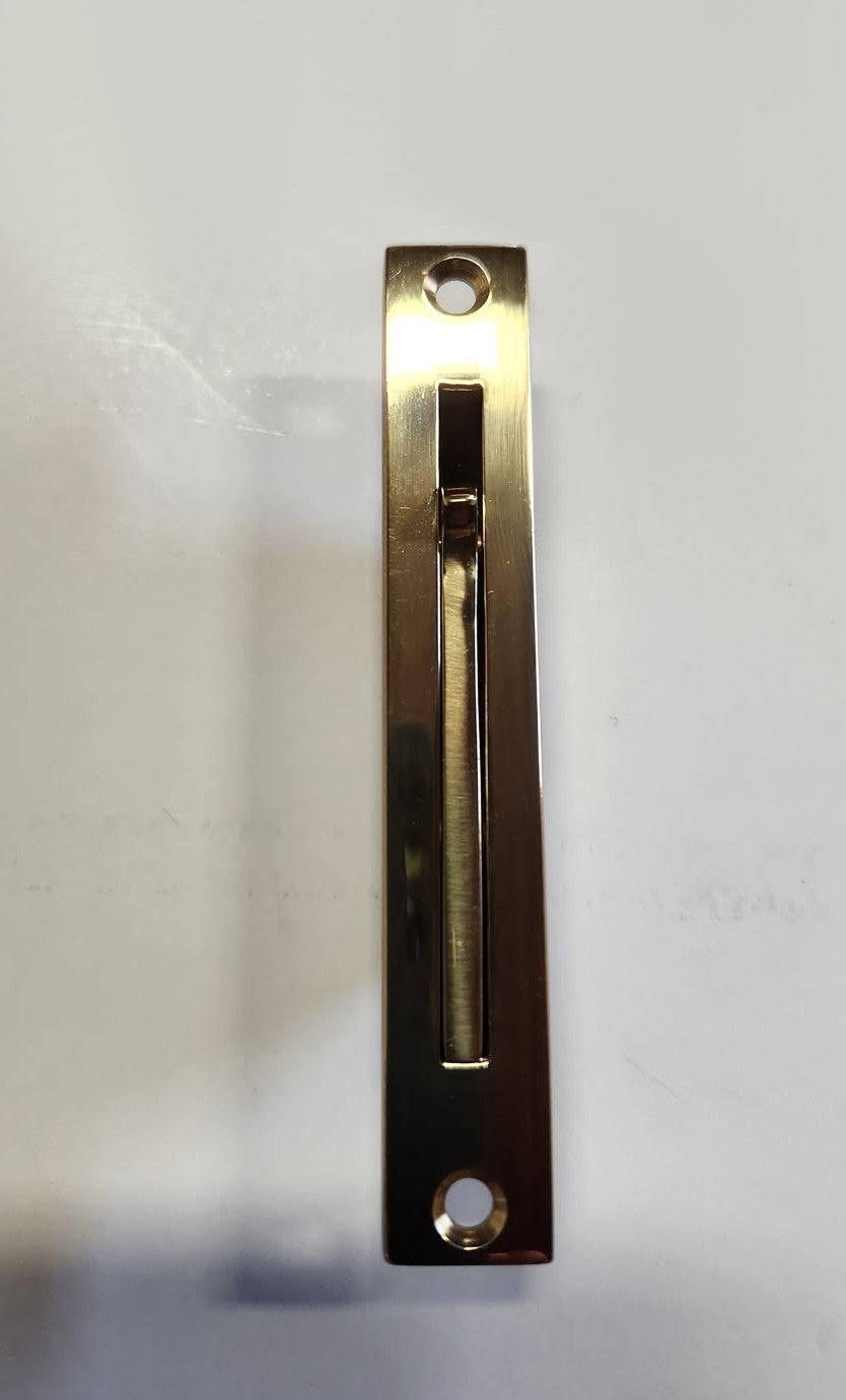 Brass Edge Pull- Solid Brass- in Polished Brass - Hartford Building Products