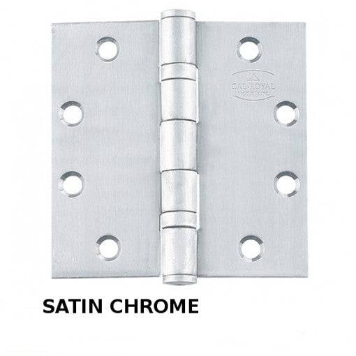 Extruded 2-Ball Bearing Solid Brass Square 4" x 4" Hinges ( Various Finishes ) - Hartford Building Products