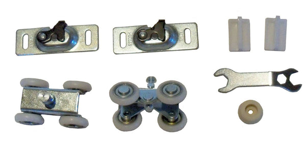 Series 1 - HBP  4- Wheel Ball Bearing Hangers- For Pocket Door Track and Hardware - HARDWARE BAG ONLY - Hartford Building Products