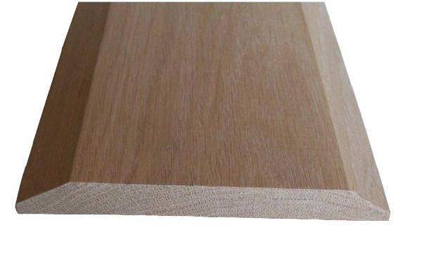 Style A-   Solid Hardwood Interior Threshold  -3/4"  Height - RED OAK - Hartford Building Products