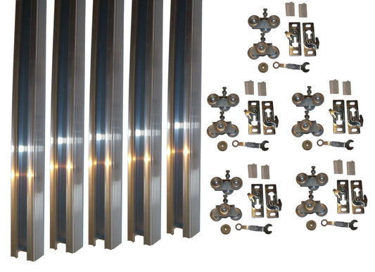 Contractors Will Love Our 5 Packs of Series 2 Pocket Door Track and Hardware Kits