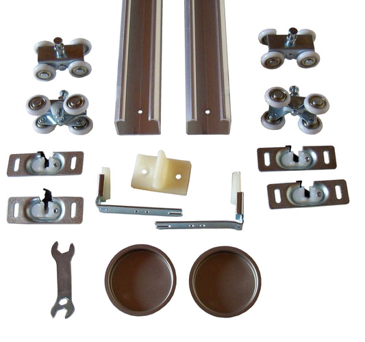We carry Heavy Duty Bypass Track and Hardware Kits