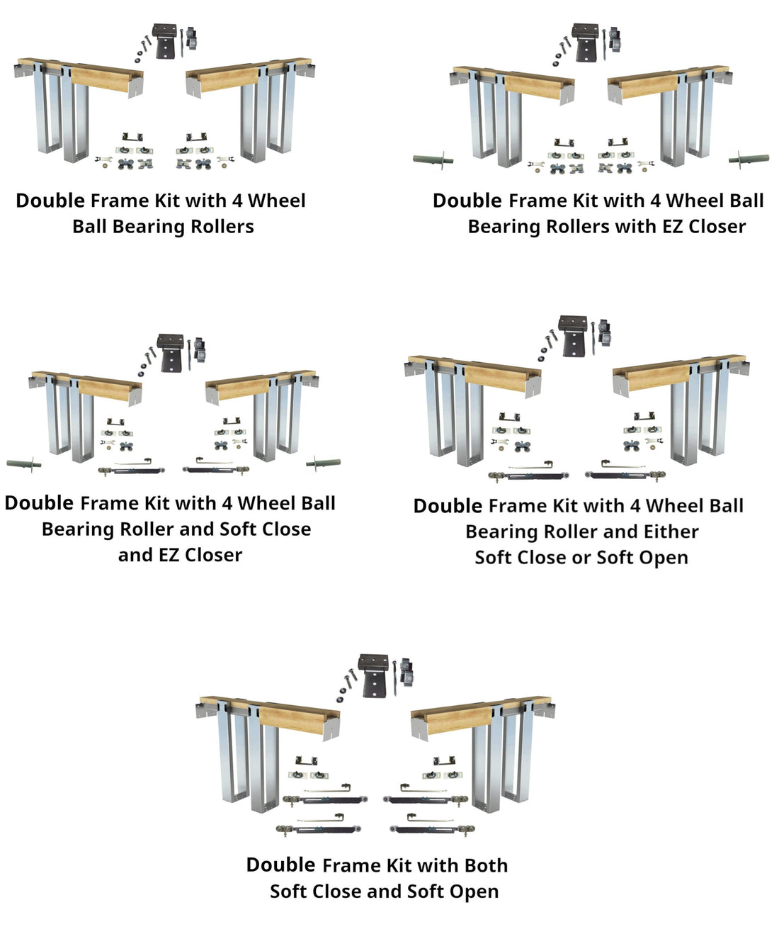 See Our Selection of Double Pocket Door Frame Kits, In Stock