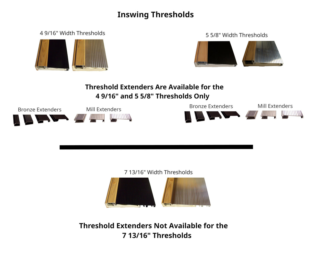 If You Need A New Exterior Threshold, Check Out Our Selection
