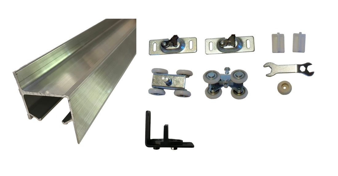 Upgrade Your Door with a 72-Inch Wall Mount Sliding Door Track and Hardware System