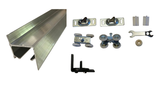 Upgrade Your Door with a 72-Inch Wall Mount Sliding Door Track and Hardware System