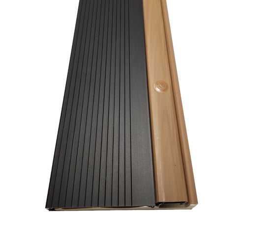 Inswing Threshold  5 5/8" with  Composite Cap and Composite Base - Dark Bronze
