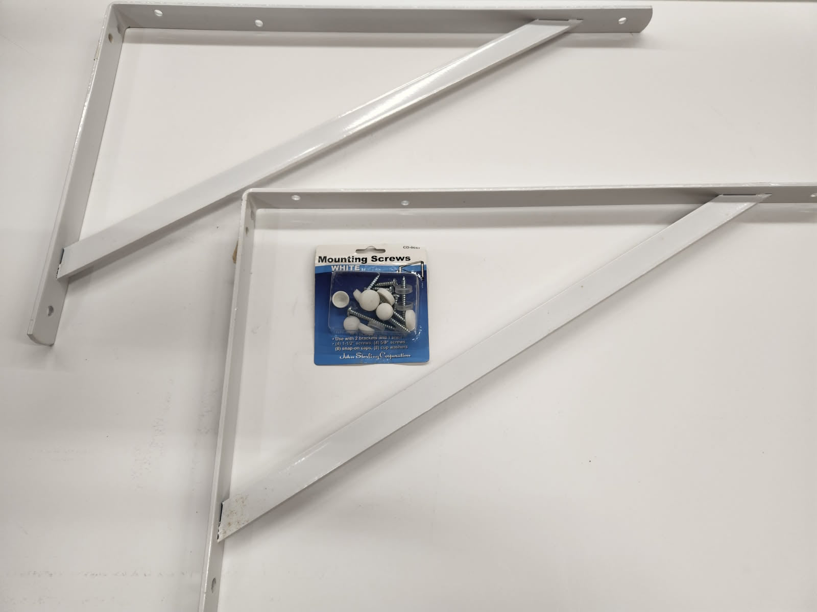 John Sterling -Heavy Duty Max Brackets- 1000 lbs.   Set of Two ( 2 ) - Hartford Building Products