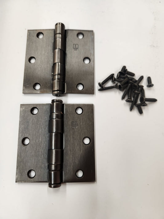 Heavy Duty Ball Bearing Hinges 3 1/2" x  3 1/2" Square Corner-  Oil Rubbed Bronze - Hartford Building Products