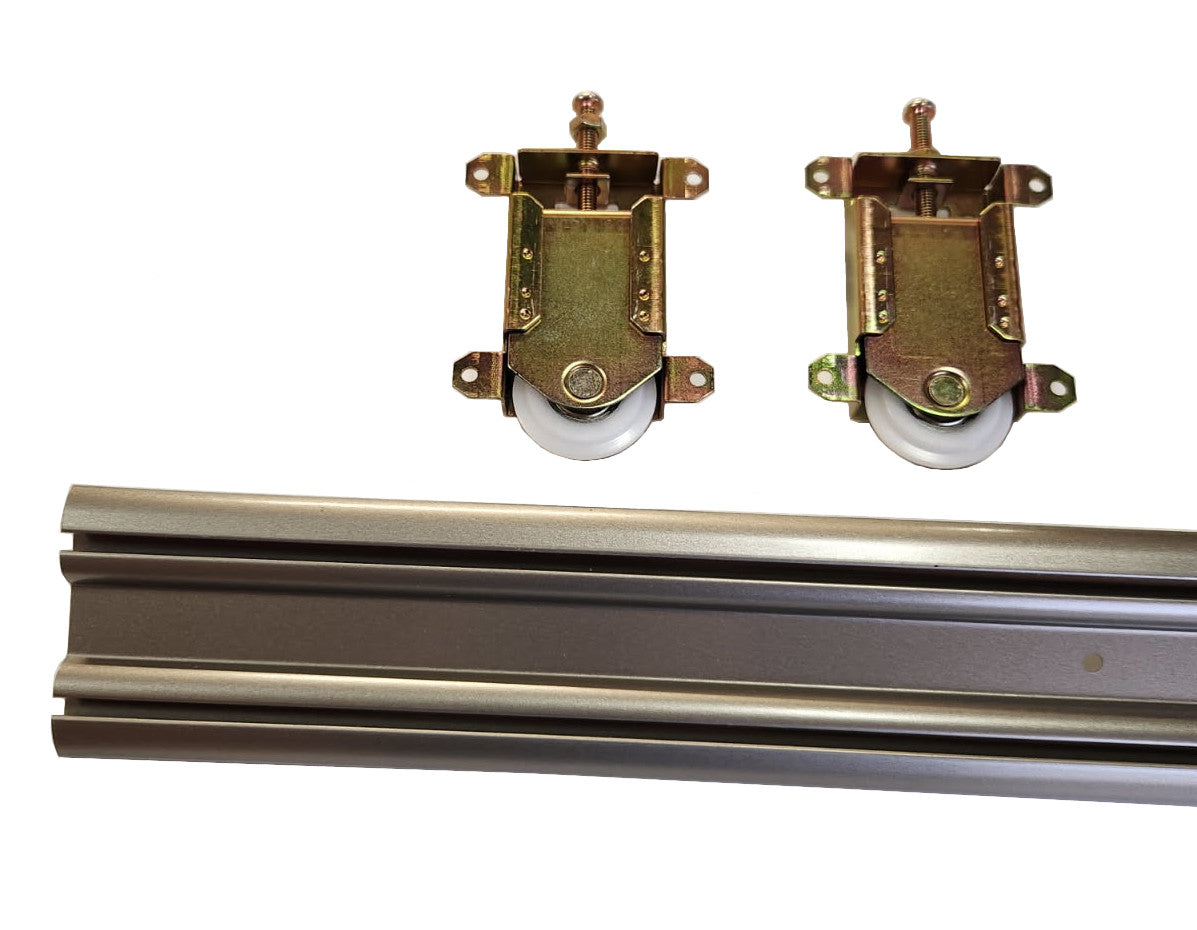 HBP Bottom Track with Door Alignment Rollers - Hartford Building Products