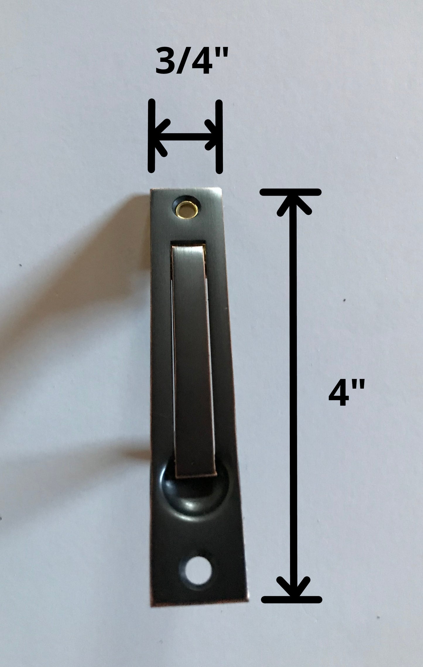 HBP Solid Brass Edge Pull -  4" - Hartford Building Products