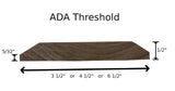 ASH- ADA Compliant Interior Threshold  - 1/2" Height