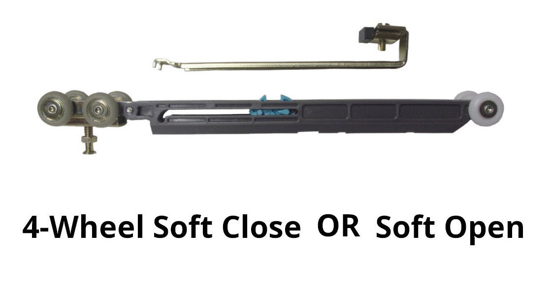 HBP- SINGLE-  2 x 4 -Pocket Door Frame Kit Two (2 ) Extra Studs  with Soft Close and EZ Closer /  6-Galvanized all Steel Studs Total - Hartford Building Products