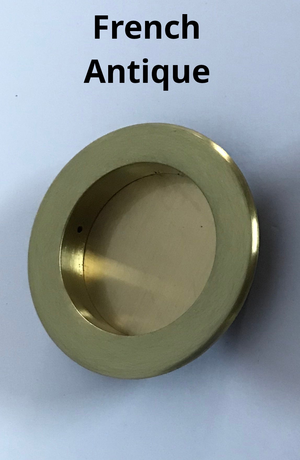 HBP- Heavy Duty- Solid Brass-   Round  Flush Cup Pull