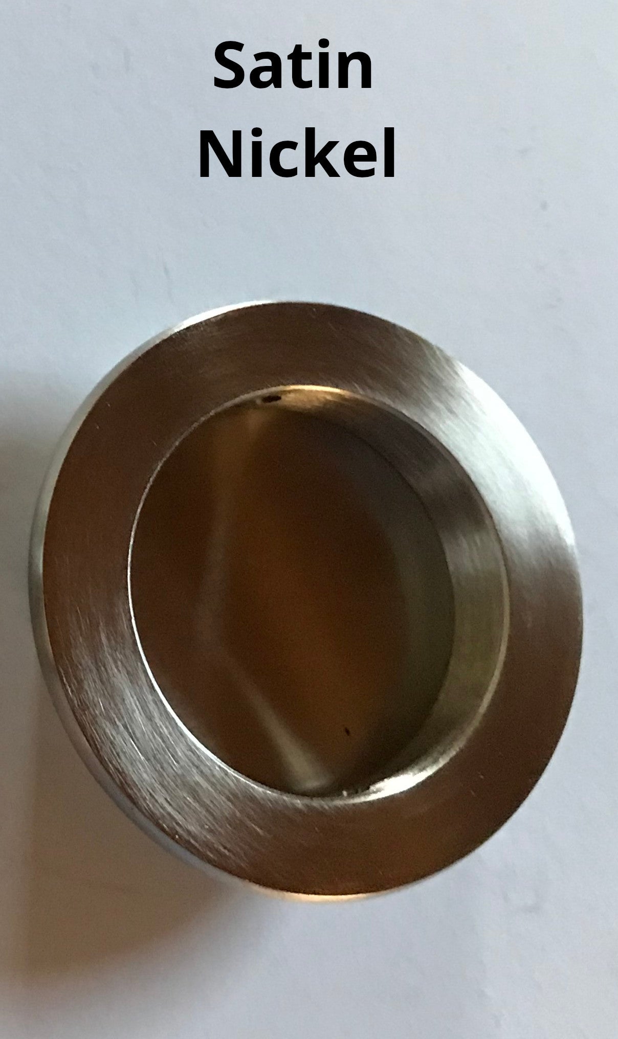 HBP- Heavy Duty- Solid Brass-   Round  Flush Cup Pull
