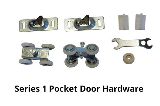 HBP- *" SINGLE-  2 x 6 - Pocket Door Frame Kit  with Extra Studs with 4- Ball Bearing Hangers  with EZ CLOSER ( 6- Galvanized Steel Studs ) - Hartford Building Products