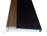 Exterior Inswing Threshold   5 5/8"  x  60" with Composite Cap in Walnut and Composite Base- Dark Bronze