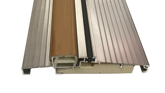 OUTSWING Threshold  5 5/8" with Composite Cap and Composite Base-  MILL (Silver Color )