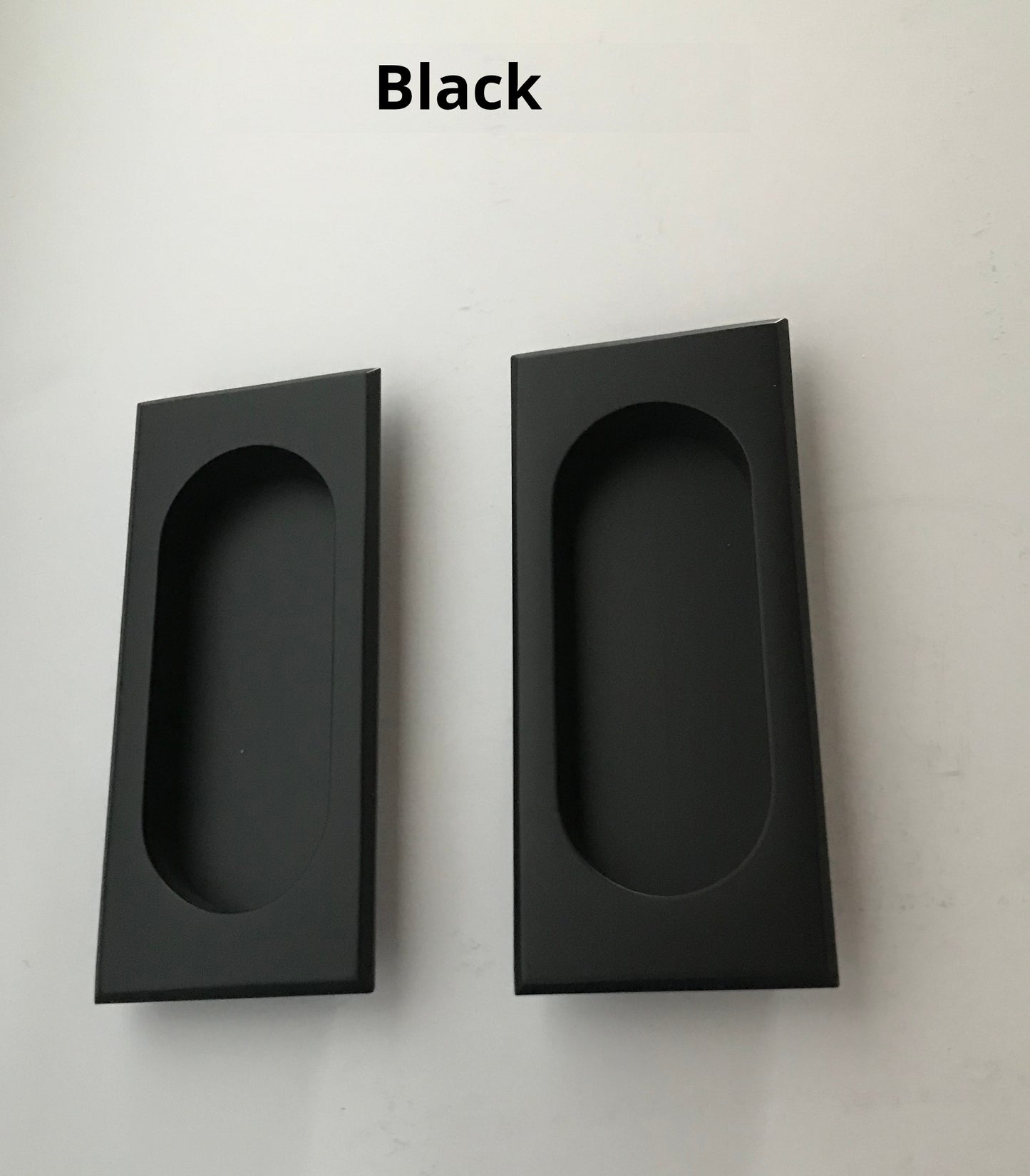 HBP - Rectangular Flush Pulls - 1 3/4"  x  4" -Solid Brass  ( Set of 2 ) - Hartford Building Products