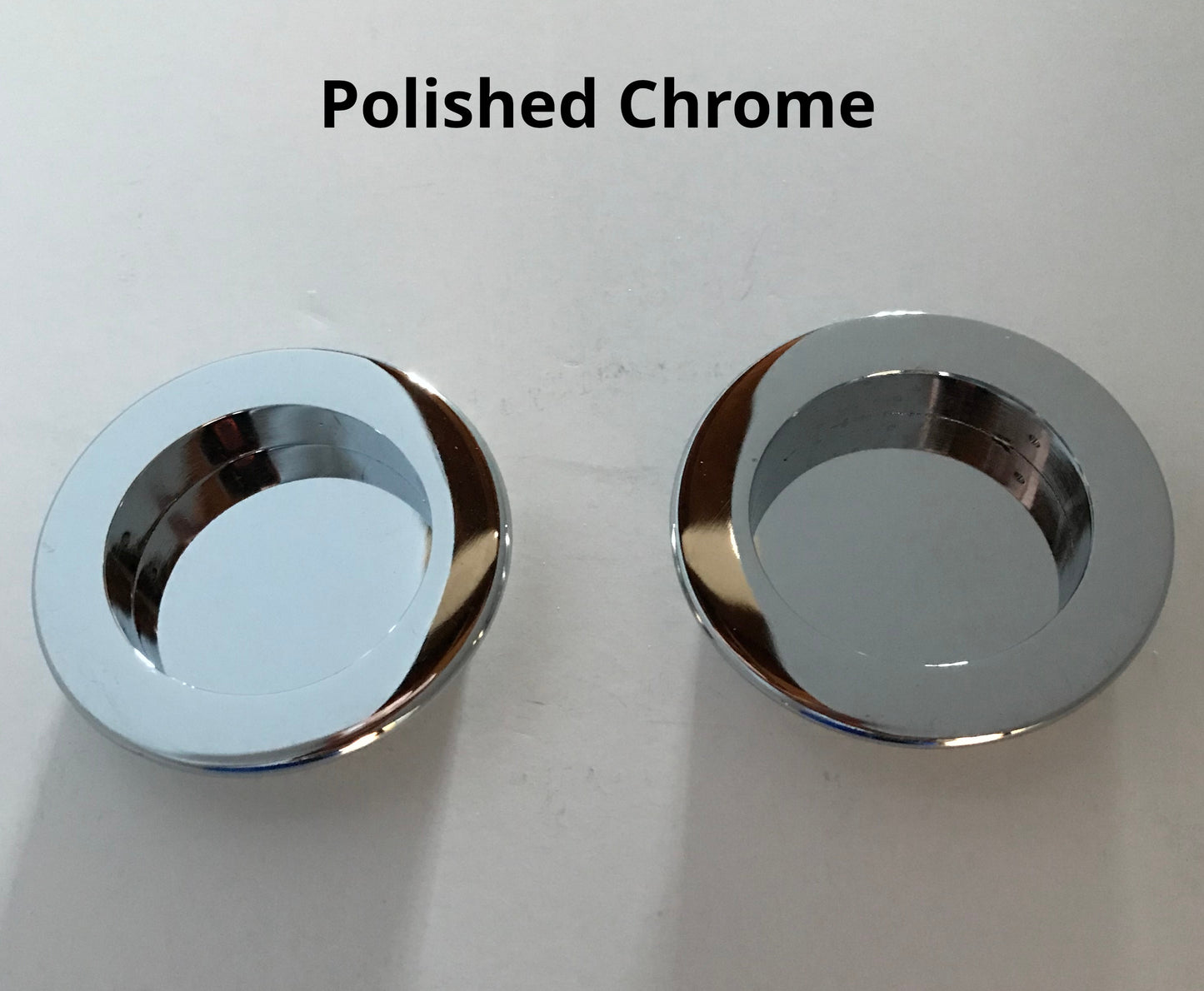 HBP- Heavy Duty- Solid Brass-   Round  Flush Cup Pull   ( Set of 2 ) - Hartford Building Products