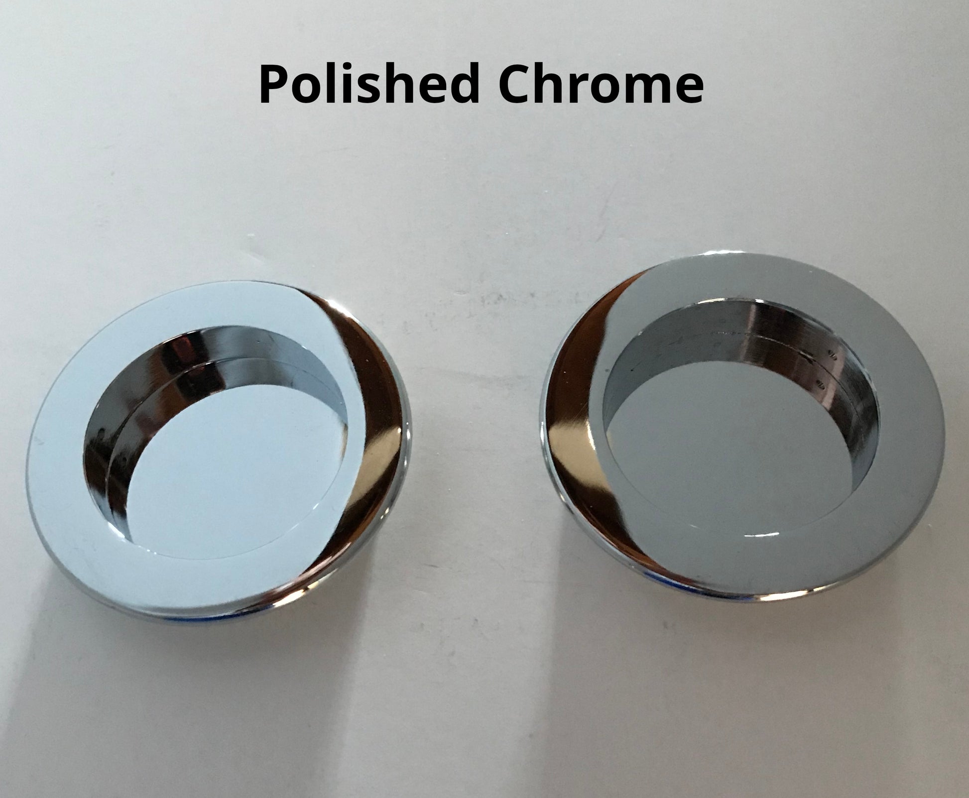 HBP- Heavy Duty- Solid Brass-   Round  Flush Cup Pull   ( Set of 2 ) - Hartford Building Products