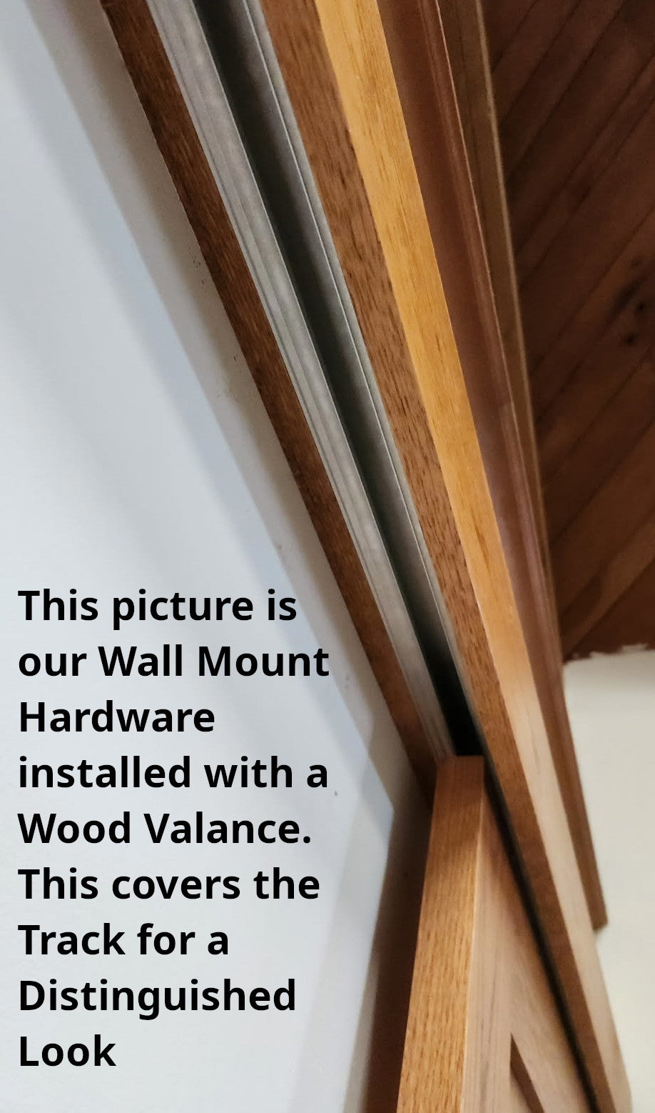 Wall-Mount Sliding Door Hardware Kit with 4- Wheel Ball Bearing Rollers - 72"-Track