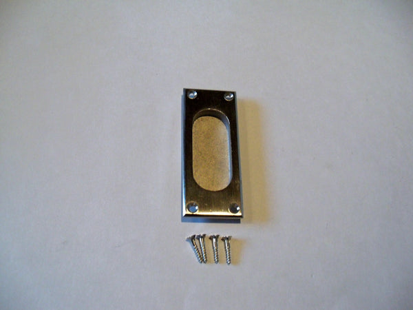 Heavy Duty Flush Pull in Satin Nickel
