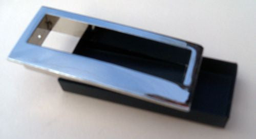 Black and Chrome Flush Cups