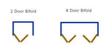 Series 1 HBP Bifold Track and Hardware Kits- 4- Wheel Roller