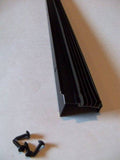 Door Bottom Sweep Aluminum -Long Fingered - 35 3 /4” Length - Bronze For 1 3/ 4” Thick Doors