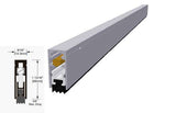 Crowder Automatic Door Bottom-36 in and 48 in-Mill Finish