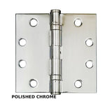 Extruded 2-Ball Bearing Solid Brass  Square 4" x  4" Hinges ( Various Finishes )