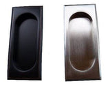 HBP - Rectangular Flush Pulls - 1 3/4"  x  4" -Solid Brass  ( Set of 2 ) - Hartford Building Products