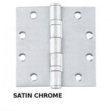 Extruded 2-Ball Bearing Solid Brass  Square 4" x  4" Hinges ( Various Finishes )