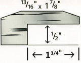 Style 1-  RED OAK- Solid Hardwood Interior Threshold- HBP